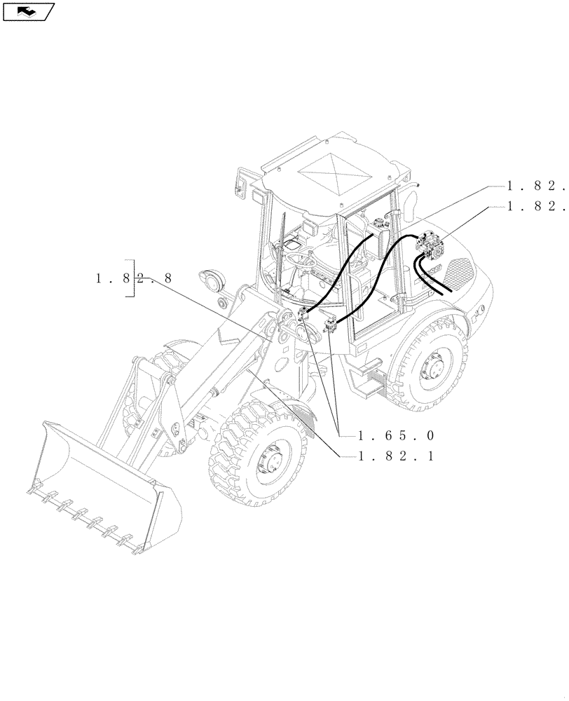 Схема запчастей Case 21E - (SEC. 07) - SLIDES VALVES (00) - GENERAL