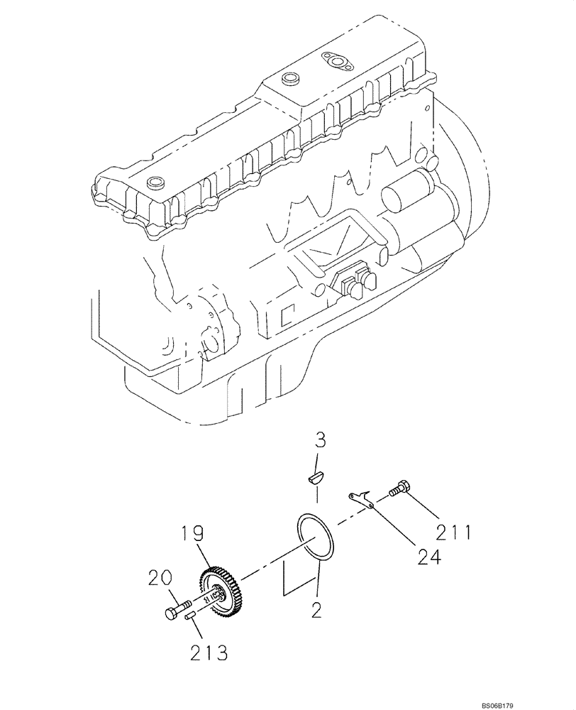 Схема запчастей Case CX800 - (02-038-01[01]) - COUPLING (02) - ENGINE