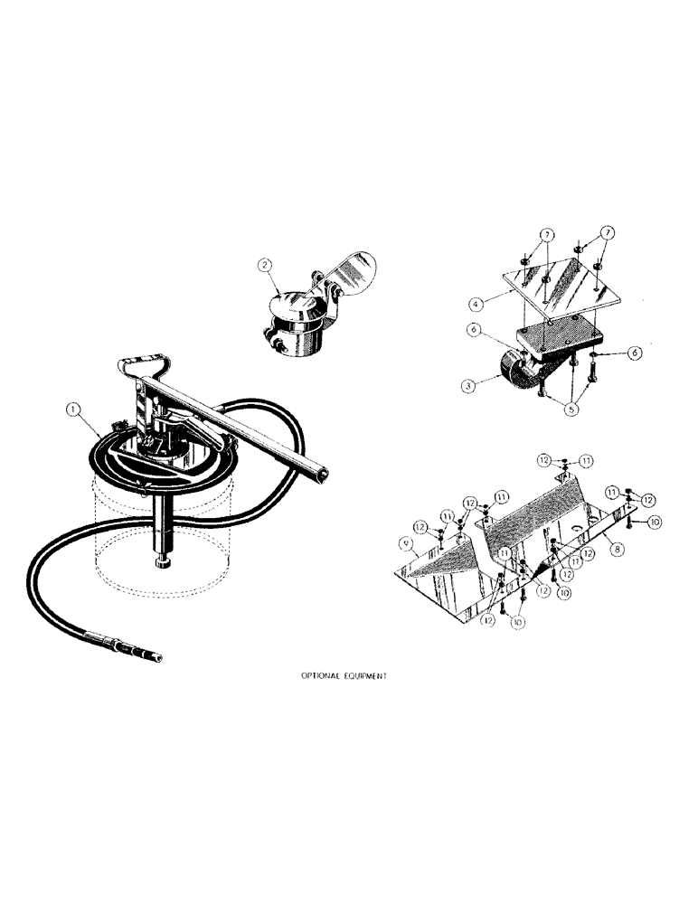 Схема запчастей Case 300 - (077) - OPTIONAL EQUIPMENT INST. (18) - ATTACHMENT ACCESSORIES