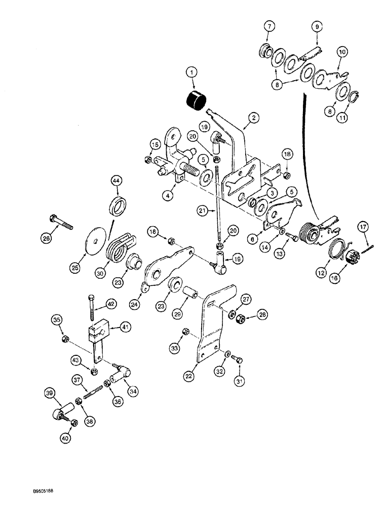 Схема запчастей Case MAXI-SNEAKER - (05-002) - DIRECTIONAL CONTROLS, STEERING, FORWARD AND REVERSE (05) - STEERING