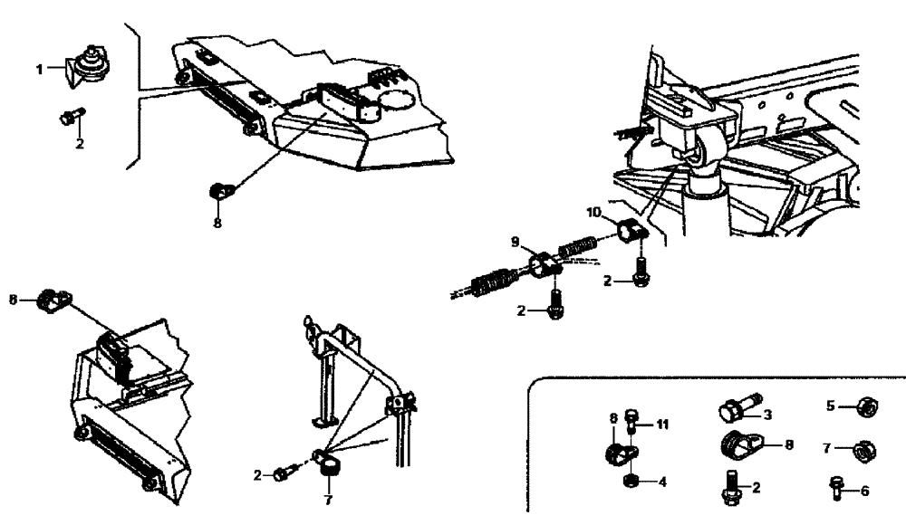 Схема запчастей Case 340B - (67A03002152[001]) - COMPONENTS, ELECTRICAL (P.I.N. HHD0335BN8PG58147 AND AFTER) (84243134) (13) - Electrical System / Decals