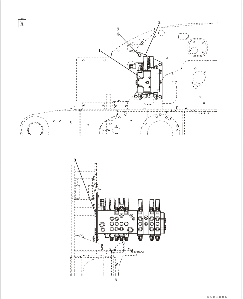 Схема запчастей Case CX80 - (08-68) - CONTROL VALVE - SUPPORT (08) - HYDRAULICS