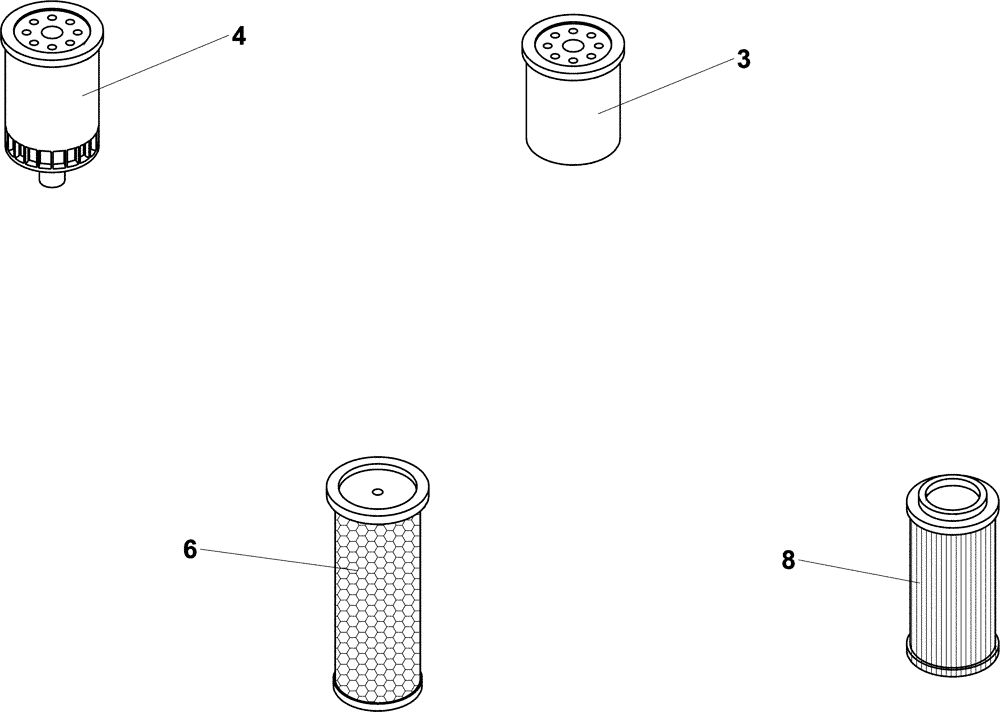 Схема запчастей Case DV204 - (01-545/124[01]) - QUICK REFERENCE TO FREQUENTLY ORDERED PARTS (GROUP 545/4) (00) - PICTORIAL INDEX