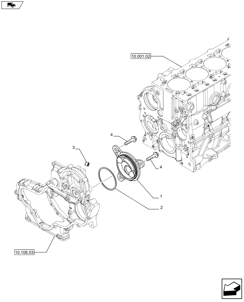 Схема запчастей Case F5HFL413B A002 - (10.114.02) - POWER TAKE OFF (5801405723) (10) - ENGINE