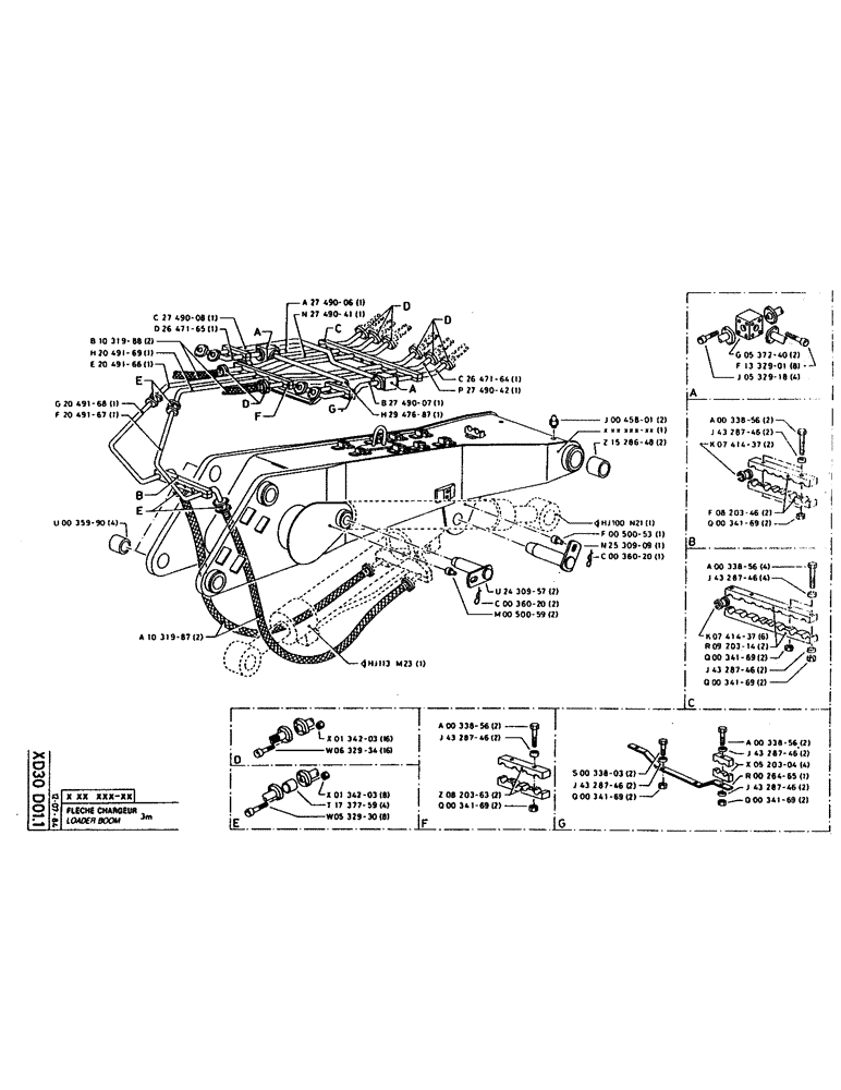 Схема запчастей Case 160CK - (280) - LOADER BOOM (09) - BOOMS