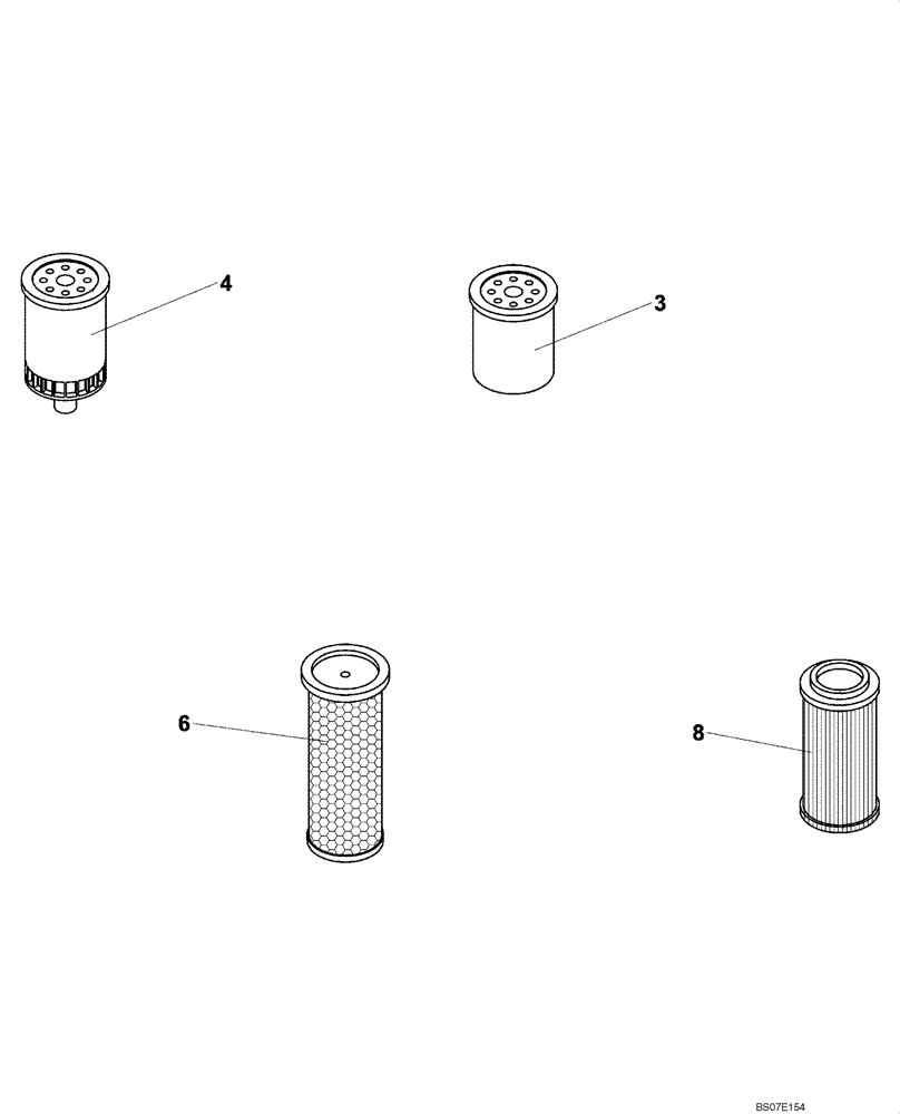 Схема запчастей Case DV202 - (01-545/1[01]) - QUICK REFERENCE TO FREQUENTLY ORDERED PARTS (GROUP 545/124) (00) - PICTORIAL INDEX