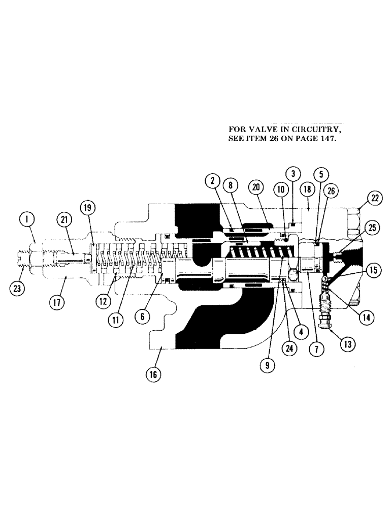 Схема запчастей Case 120 - (267) - ANTI-DRIFT VALVE (35) - HYDRAULIC SYSTEMS