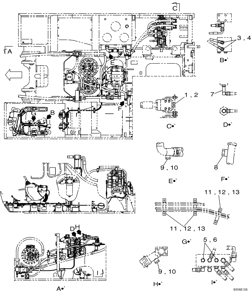 Схема запчастей Case CX800 - (08-093-00[01]) - HYDRAULIC CIRCUIT - PLUG, BLANK-OFF (08) - HYDRAULICS
