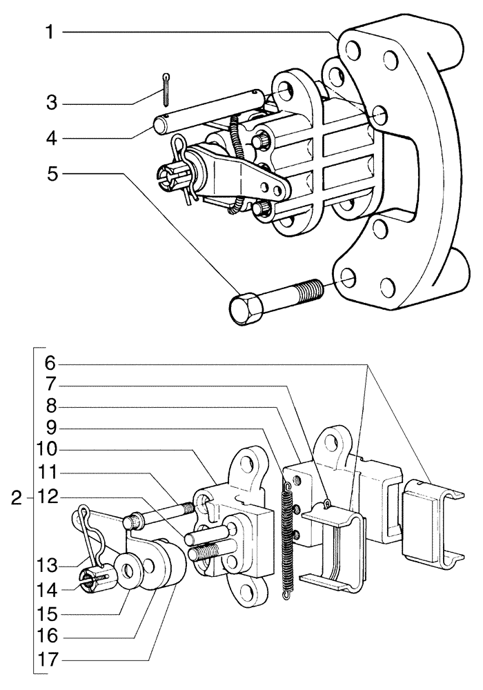 Схема запчастей Case 885B AWD - (07-02[01]) - PARKING BRAKE- (DIRECT DRIVE) (07) - BRAKES