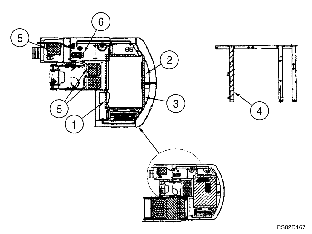 Схема запчастей Case CX130 - (09-56) - DECALS (09) - CHASSIS
