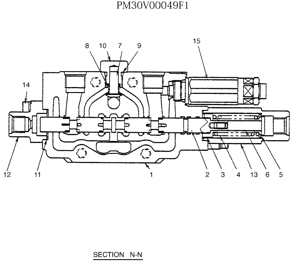 Схема запчастей Case CX27B - (07-011) - VALVE ASSY, CONTROL (BUCKET) (35) - HYDRAULIC SYSTEMS