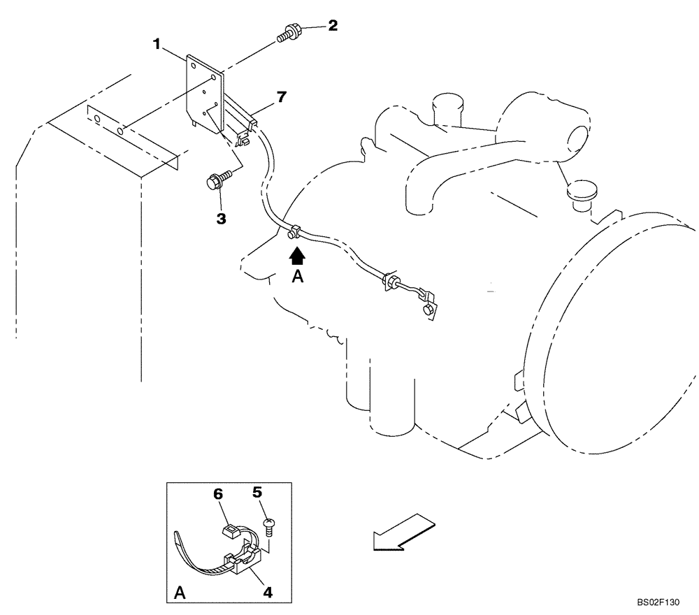Схема запчастей Case CX210N - (03-05) - ENGINE SHUTOFF - SUPPORT (03) - FUEL SYSTEM