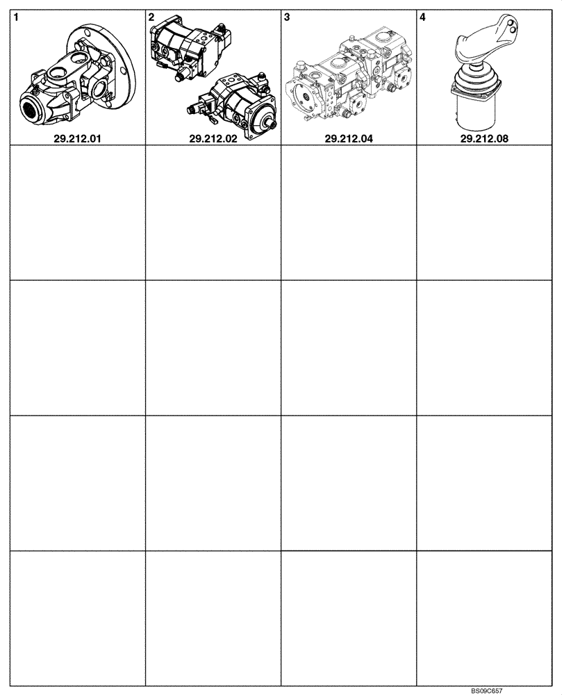 Схема запчастей Case 650L - (29.000.01) - HYDROSTATIC TRANSMISSION - SECTION PICTORIAL (29) - HYDROSTATIC DRIVE