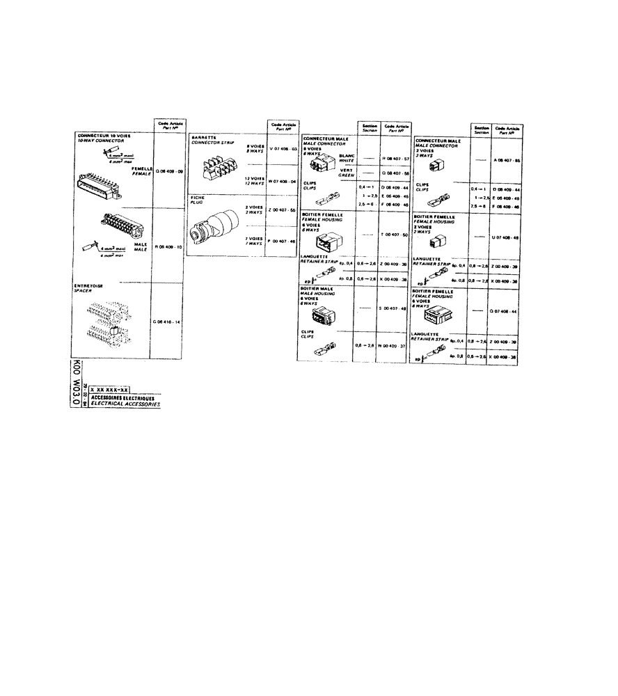 Схема запчастей Case 220 - (225) - ELECTRICAL ACCESSORIES (06) - ELECTRICAL SYSTEMS