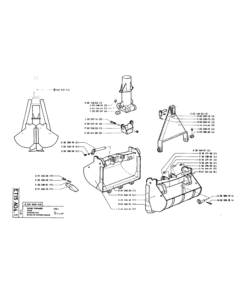 Схема запчастей Case TC45 - (133) - GRAB 