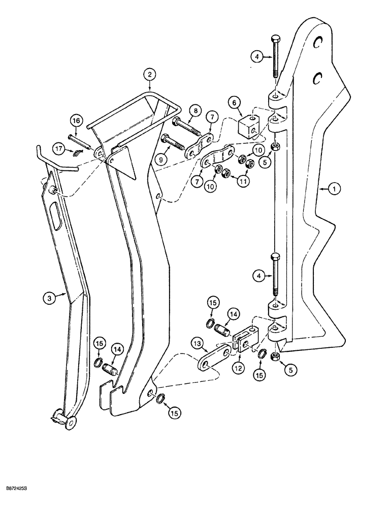 Схема запчастей Case 760 - (09-144) - CAST PLOW BLADE AND 4:1 CHUTE, 30 INCH COVER DEPTH, 2 INCH WIDE BLADE (89) - TOOLS