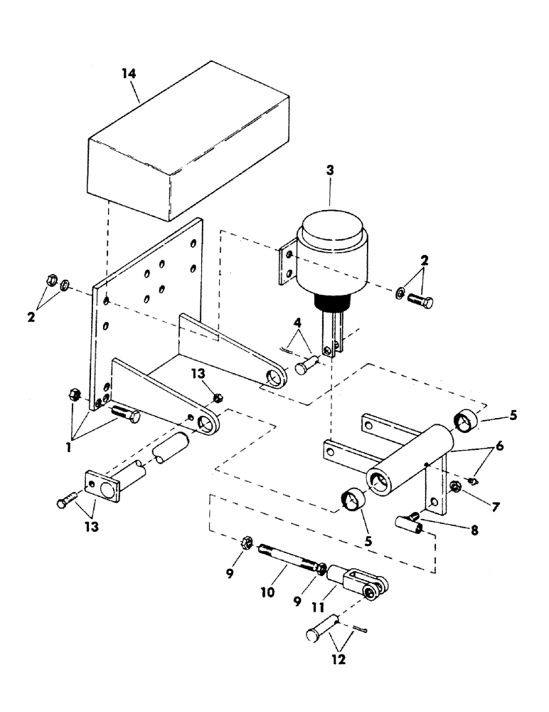 Схема запчастей Case 40YC - (172) - FAST HOIST LINKAGE AND ATTACHING PARTS (18) - ATTACHMENT ACCESSORIES