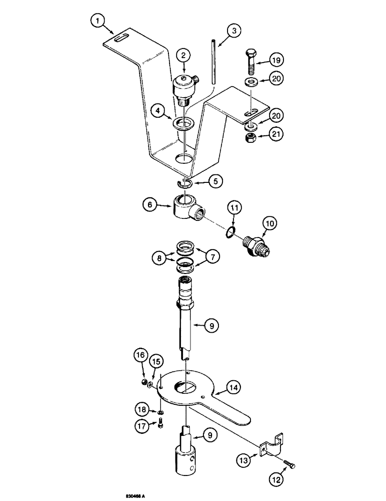Схема запчастей Case 1187 - (144) - INNER SWIVEL ASSEMBLY (04) - UNDERCARRIAGE