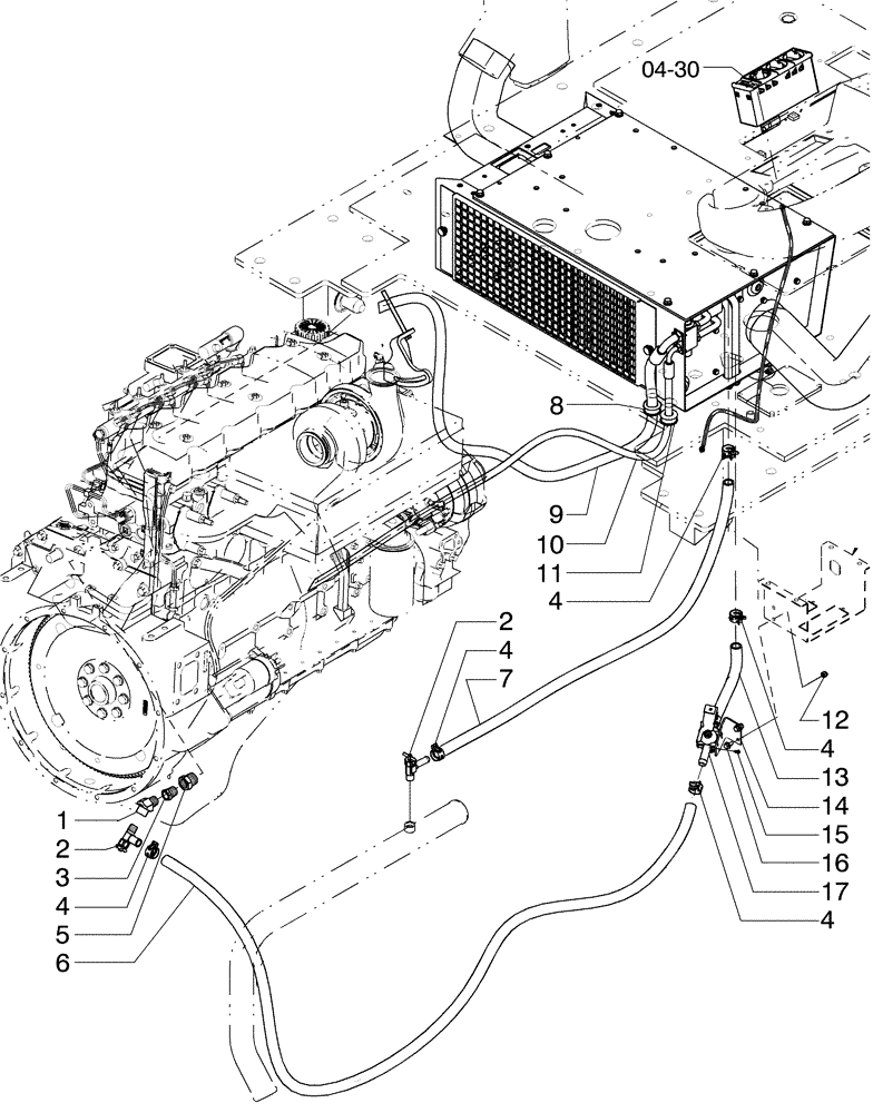 Схема запчастей Case 885B - (09-51[02]) - CAB, AIR CONDITIONER SYSTEM (09) - CHASSIS/ATTACHMENTS