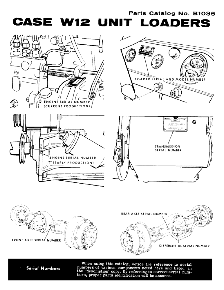 Схема запчастей Case W12 - (001) - CASE W12 UNIT LOADERS (00) - PICTORIAL INDEX