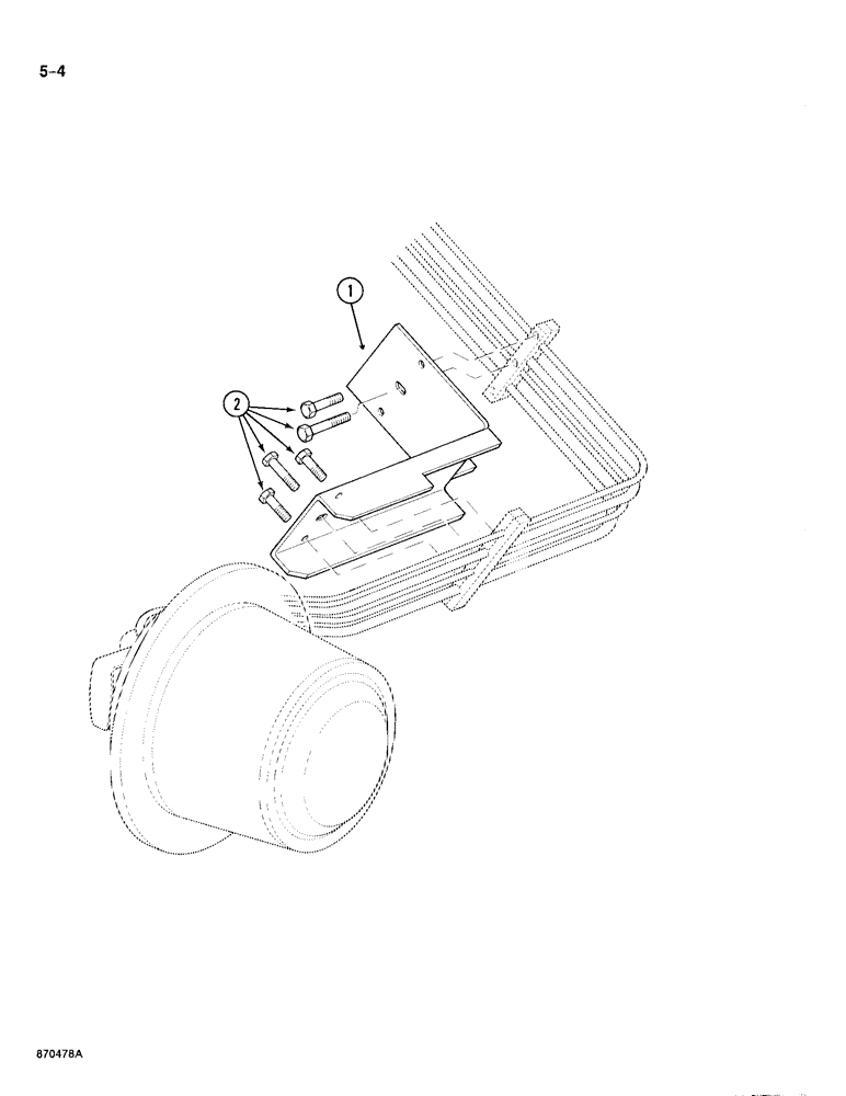 Схема запчастей Case 688 - (5-04) - TRACK FRAME TUBING GUARDS (11) - TRACKS/STEERING