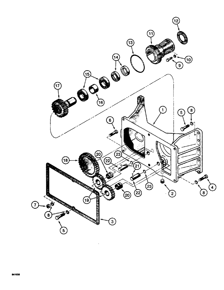 Схема запчастей Case 19 - (16) - ADAPTER PARTS FOR 450 CRAWLERS 