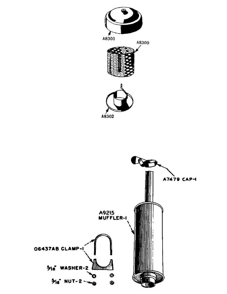 Схема запчастей Case 425 - (044) - POWRCEL DIESEL ENGINE, PARTS FOR A7486 PRE-SCREENER (10) - ENGINE