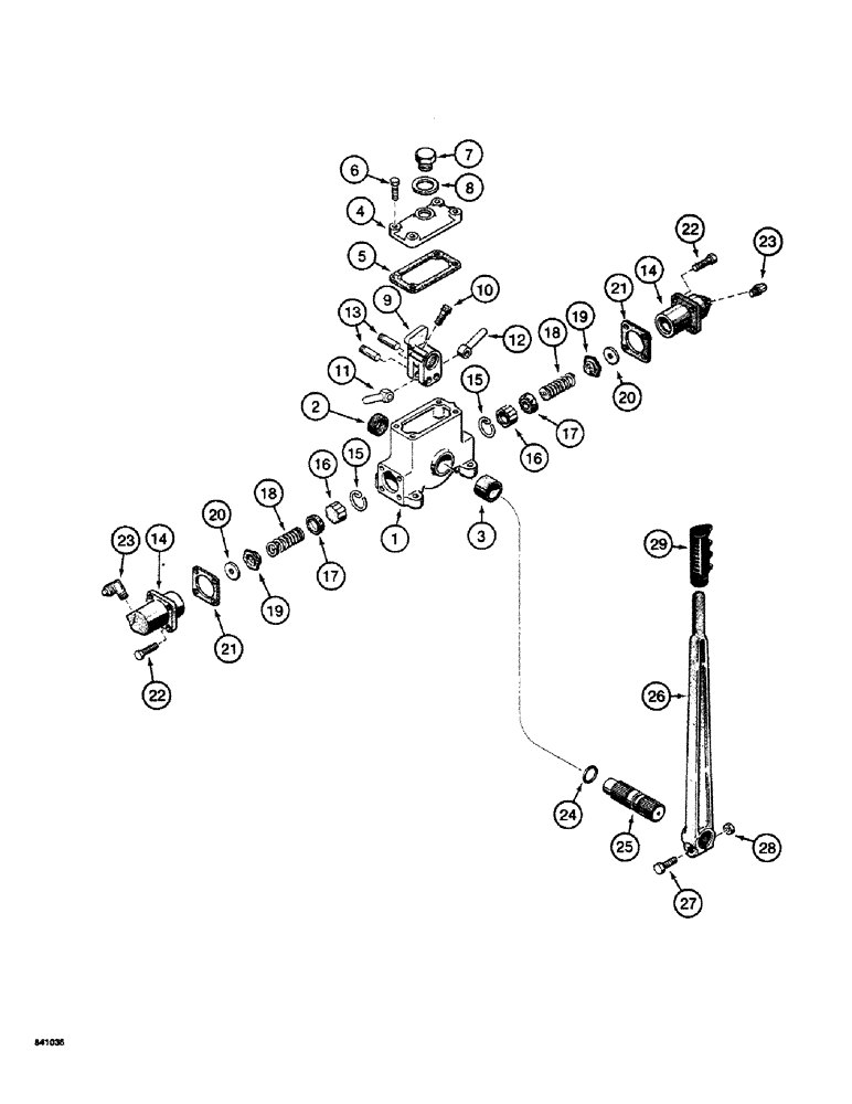 Схема запчастей Case 19 - (12) - CONTROL VALVE ASSEMBLY 