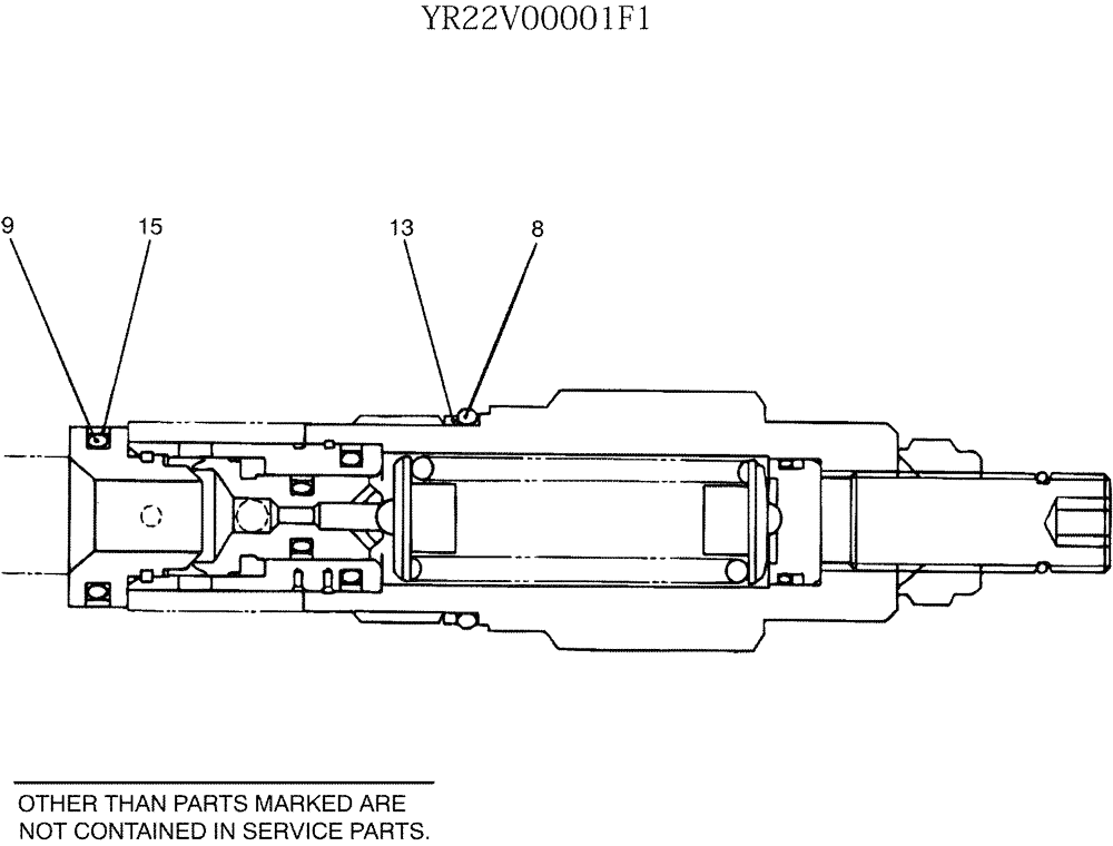 Схема запчастей Case CX50B - (07-045) - VALVE ASSY, RELIEF (35) - HYDRAULIC SYSTEMS
