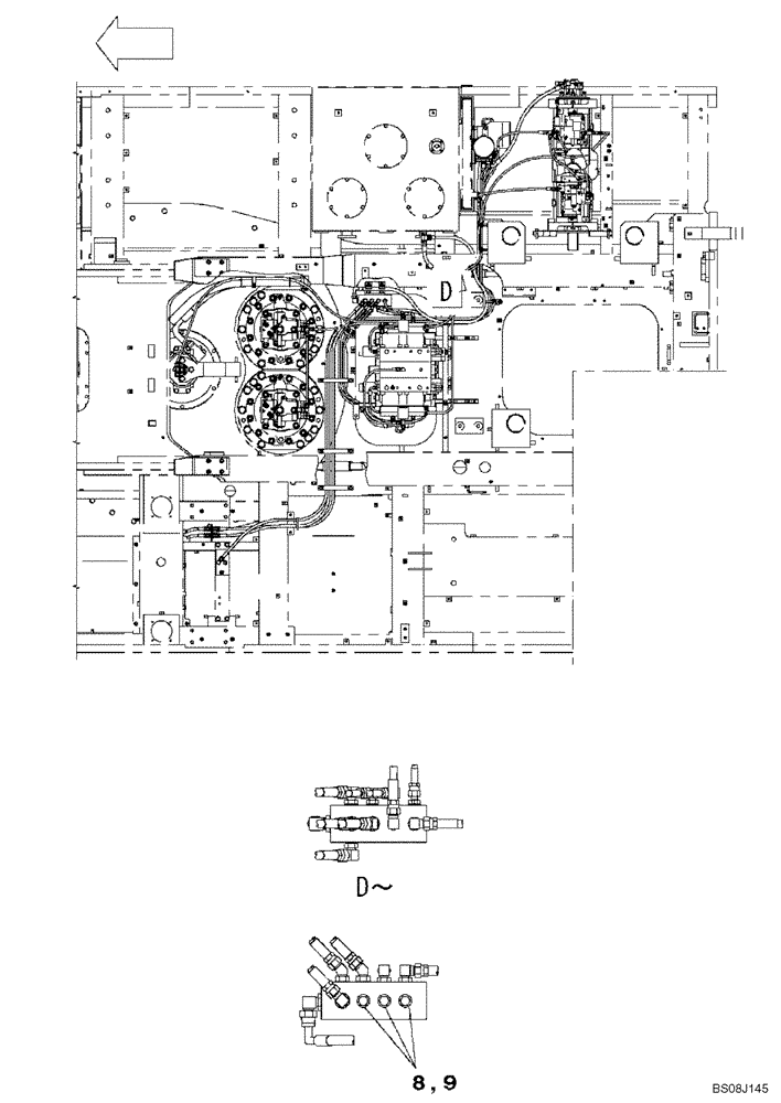 Схема запчастей Case CX800B - (08-79) - HYDRAULIC CIRCUIT - PLUG, BLANK-OFF (08) - HYDRAULICS