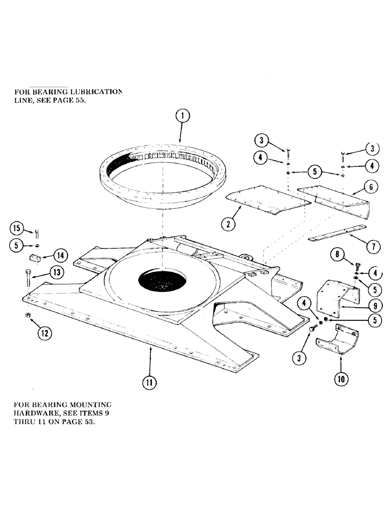 Схема запчастей Case 120 - (007) - CARBODY AND ATTACHING PARTS (90) - PLATFORM, CAB, BODYWORK AND DECALS