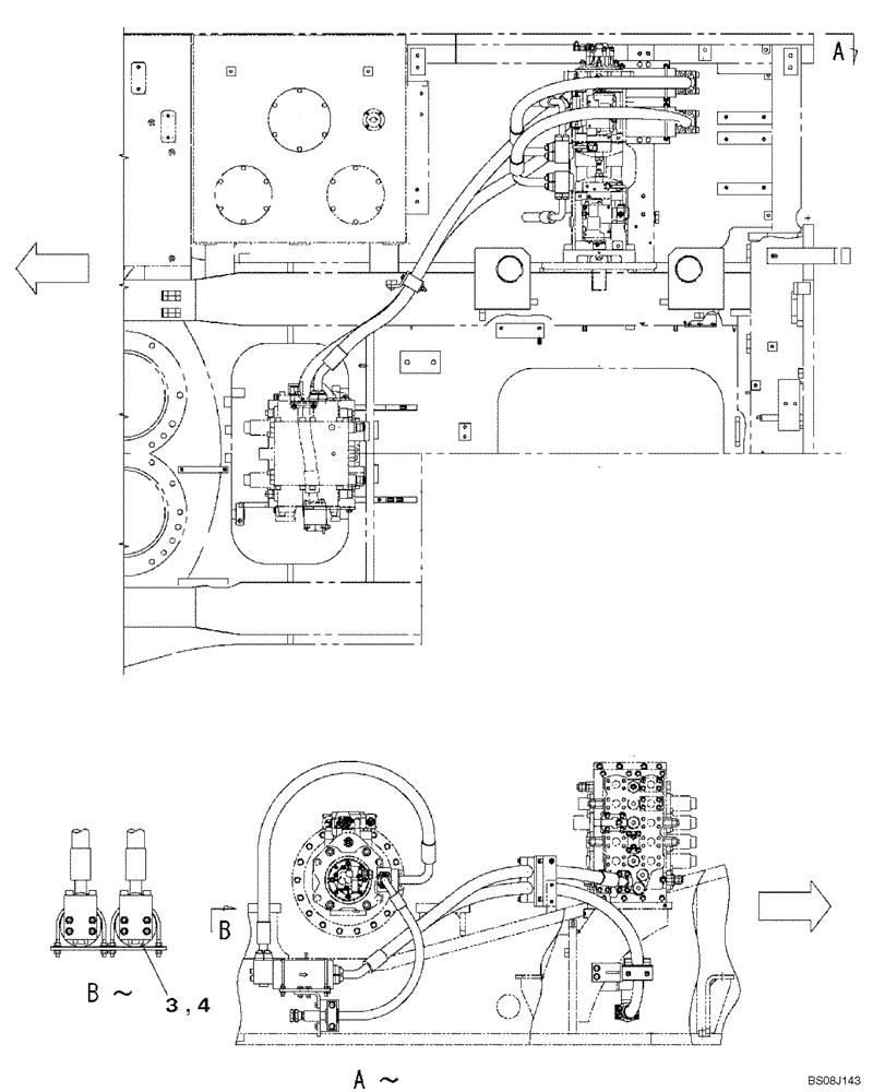 Схема запчастей Case CX800B - (08-77) - HYDRAULIC CIRCUIT - PLUG, BLANK-OFF (08) - HYDRAULICS