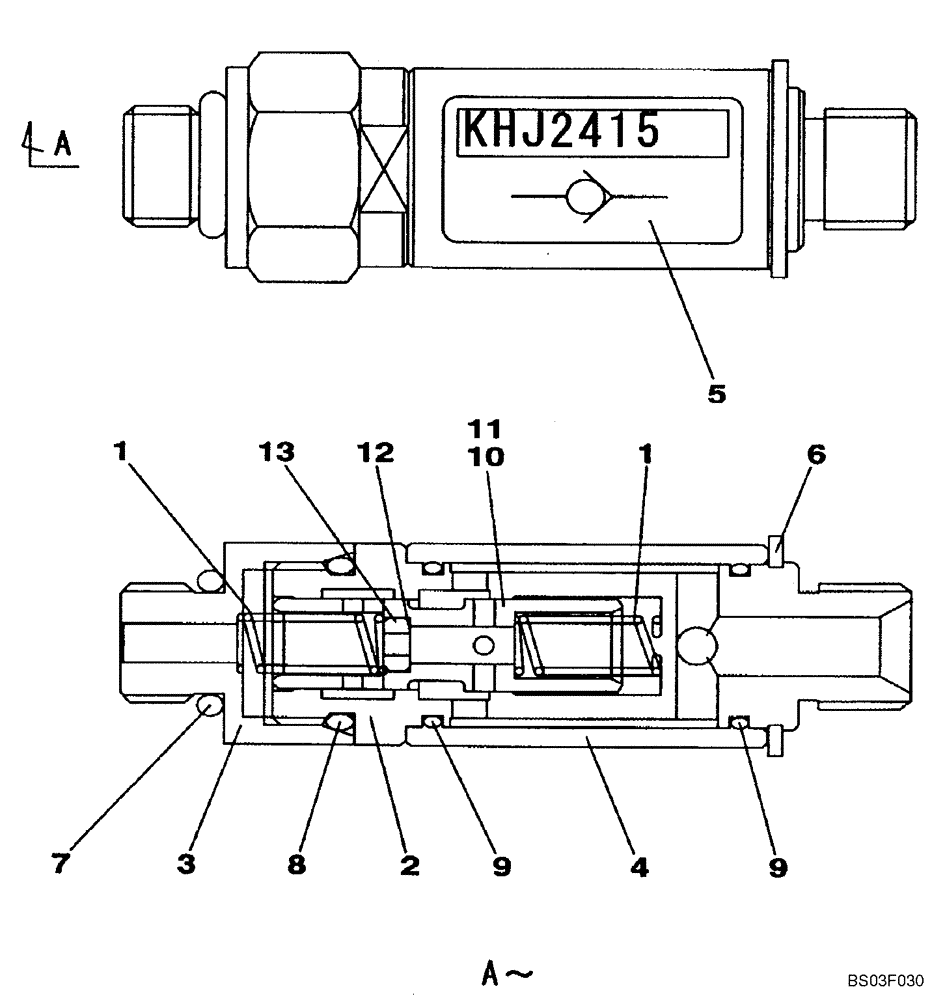 Схема запчастей Case CX135SR - (08-096) - VALVE ASSY - PILOT CONTROL LINES (08) - HYDRAULICS