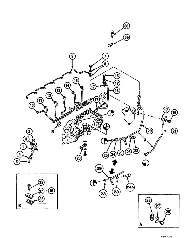 Схема запчастей Case CX210N - (03-03) - FUEL INJECTION SYSTEM (Apr 25 2012 2:15PM) (03) - FUEL SYSTEM