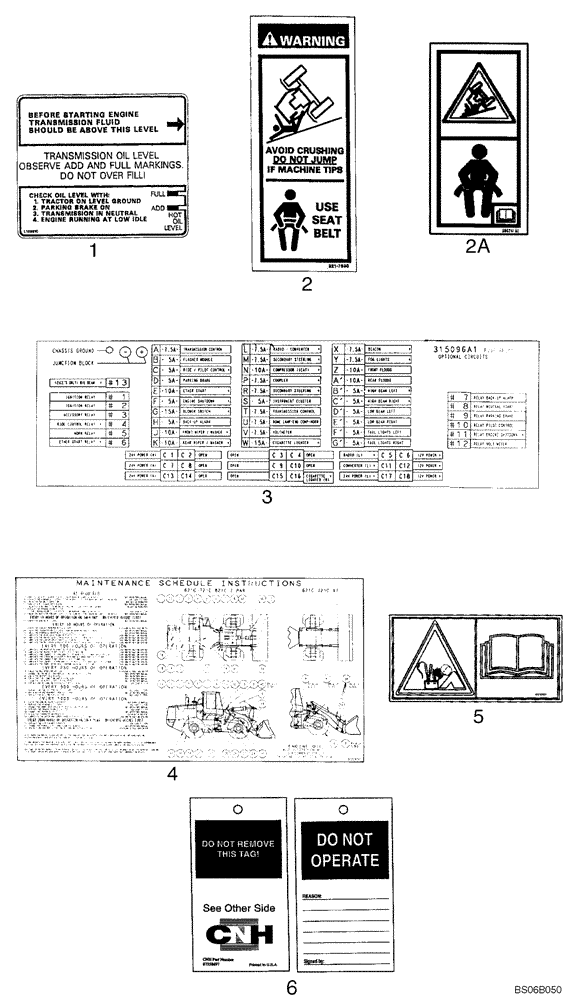 Схема запчастей Case 821C - (09-61) - DECALS - PORTUGUESE, SPANISH, ITALIAN (09) - CHASSIS