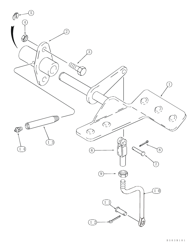 Схема запчастей Case 580M - (09-20) - CONTROLS - BACKHOE, WITH HAND SWING (MODELS WITH EXTENDABLE DIPPER) (09) - CHASSIS/ATTACHMENTS