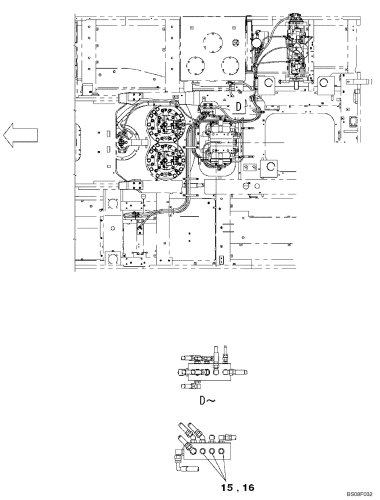 Схема запчастей Case CX800B - (08-31[04]) - HYDRAULIC CIRCUIT - PLUG, BLANK-OFF (STANDARD) (08) - HYDRAULICS