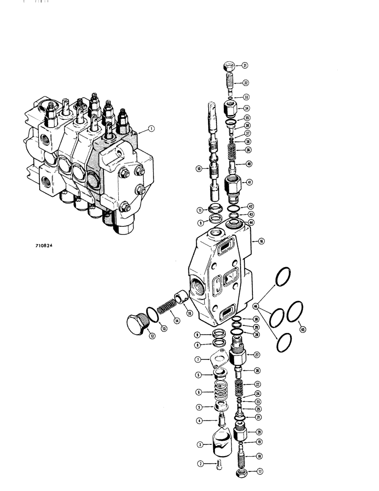 Схема запчастей Case 35 - (296) - D54600 BACKHOE BOOM SECTION 