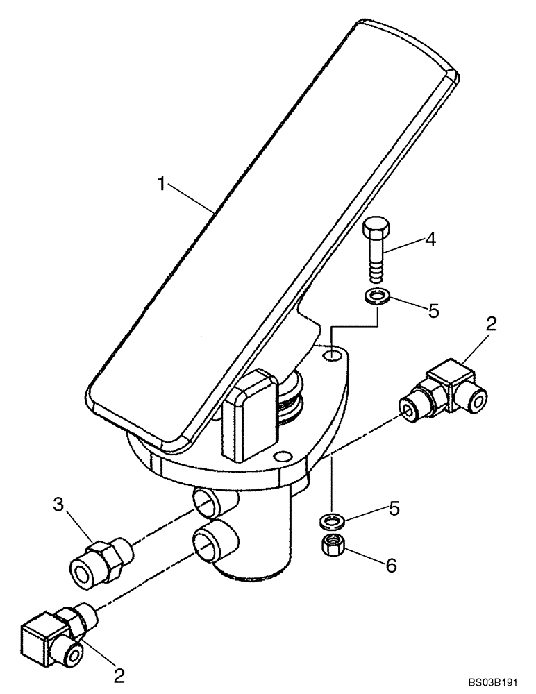 Схема запчастей Case 686G - (7-02A) - BRAKE VALVE MOUNTING AND RELATED PARTS (ASN 686G JFE0000705; 686GXR JFE0001847; 688G JFE0003612) (07) - BRAKES