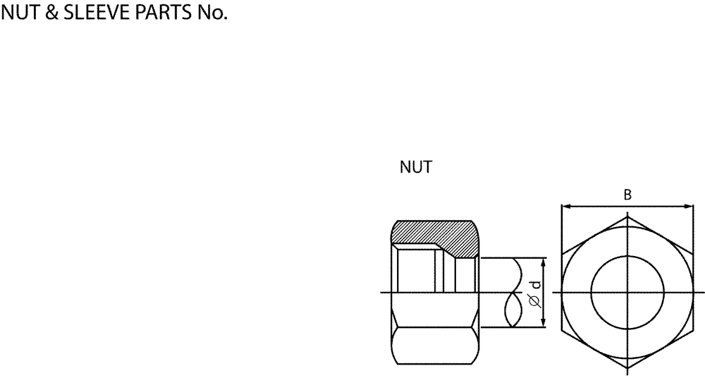 Схема запчастей Case CX50B - (00-003) - NUT (05) - SERVICE & MAINTENANCE