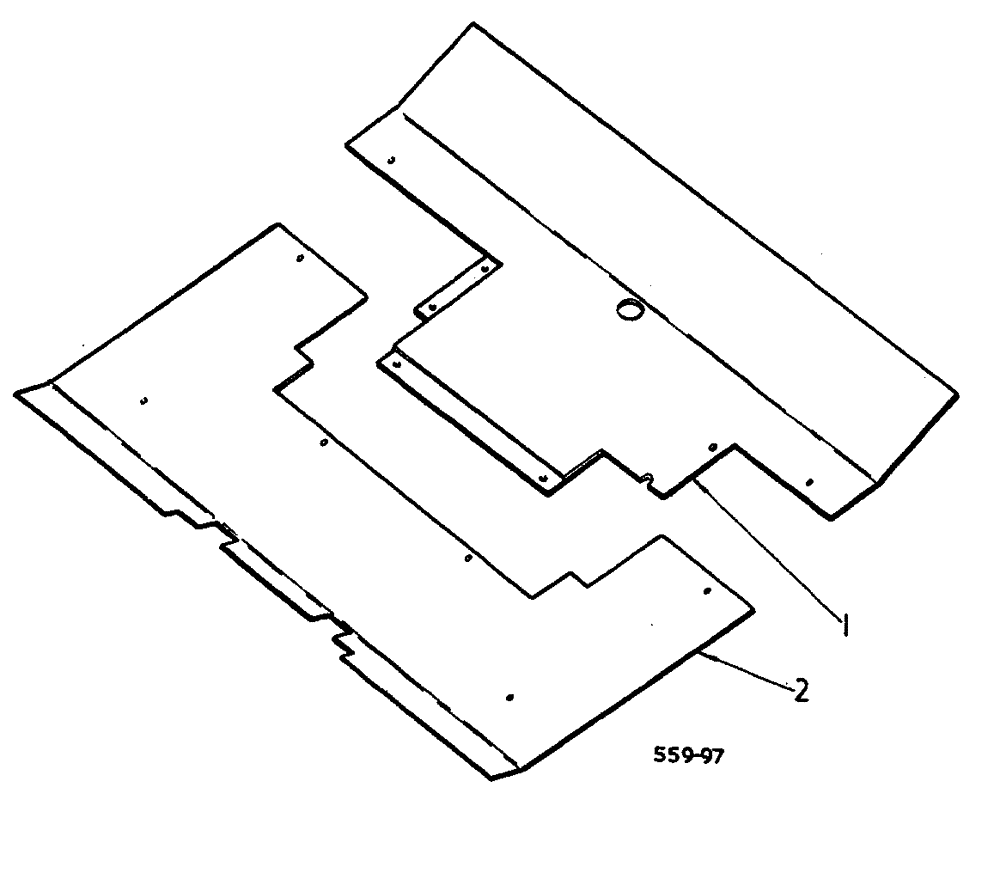 Схема запчастей Case 3400 - (147) - PLATFORM - CAB ATTACHMENT (90) - PLATFORM, CAB, BODYWORK AND DECALS