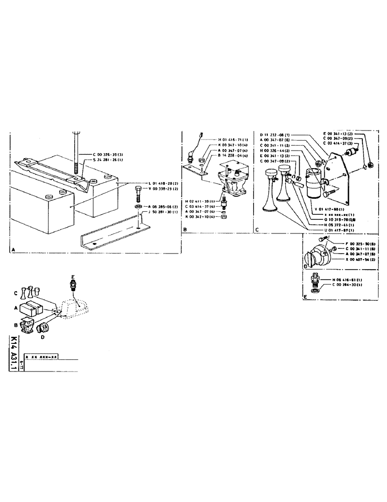 Схема запчастей Case 90CL - (136) - No Description Provided (06) - ELECTRICAL SYSTEMS