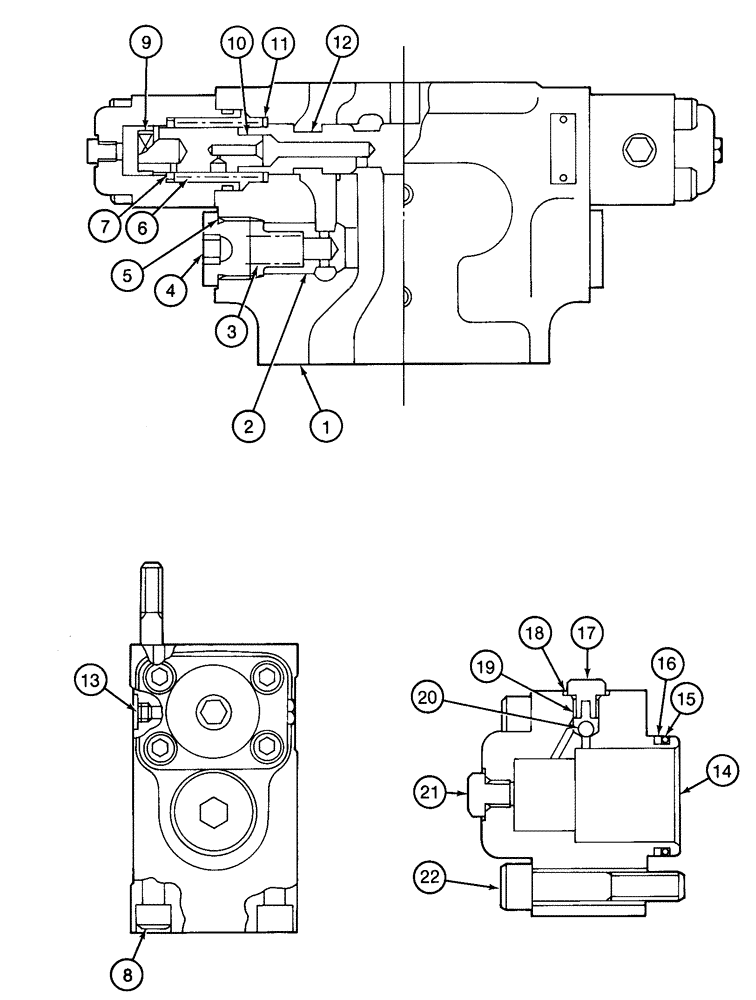 Схема запчастей Case 9060 - (6-20) - 151531A1 BRAKE VALVE (06) - POWER TRAIN