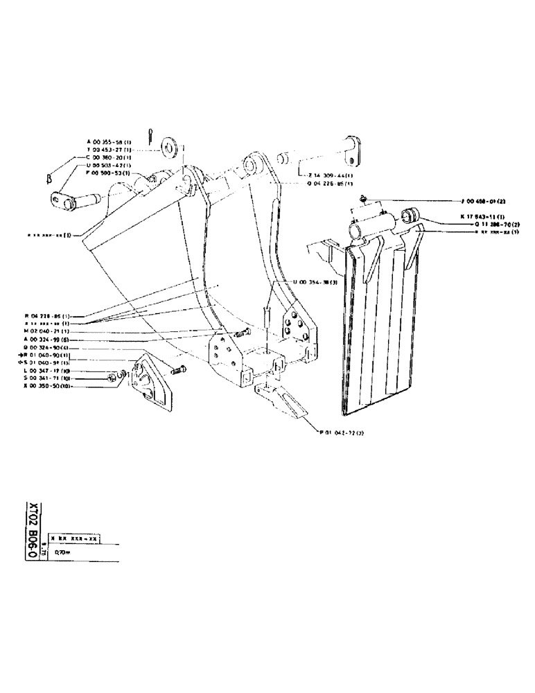 Схема запчастей Case 75P - (202) - NO DESCRIPTION PROVIDED (19) - BUCKETS