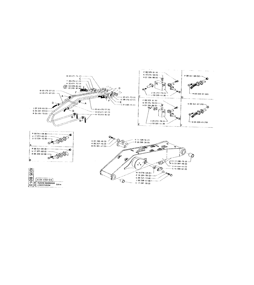 Схема запчастей Case 160CKS - (258) - LOADER BOOM (09) - BOOMS