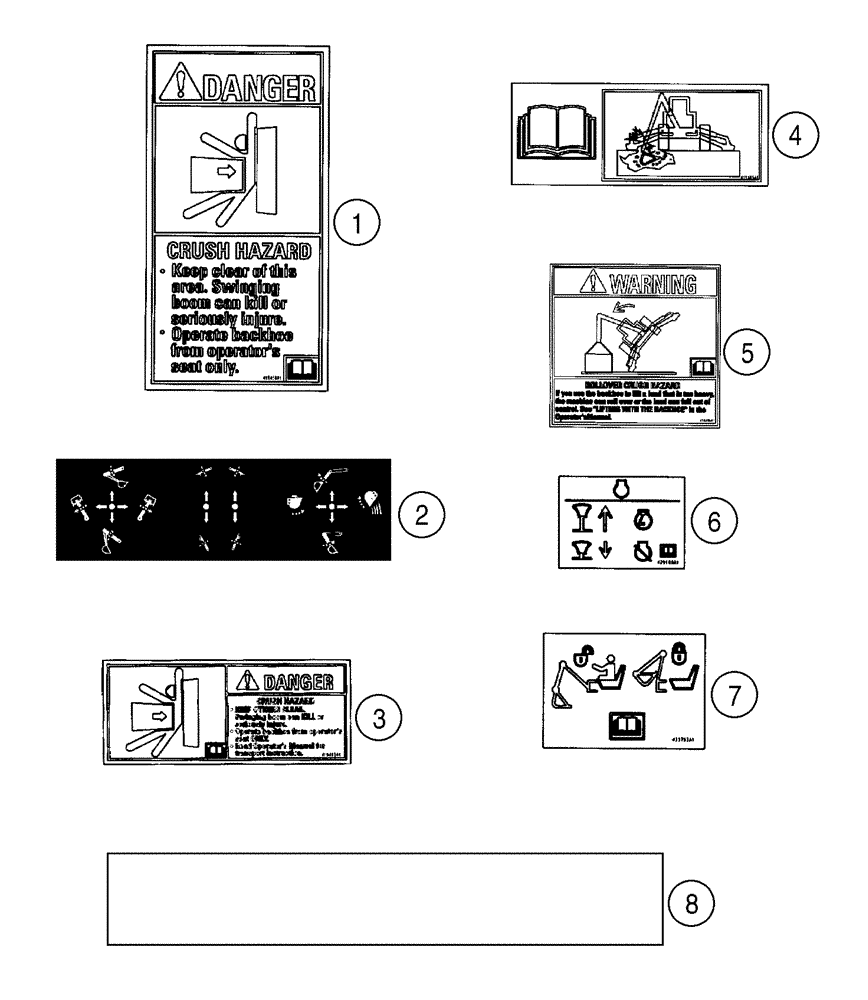 Схема запчастей Case 960 - (09-59) - DECALS (09) - CHASSIS