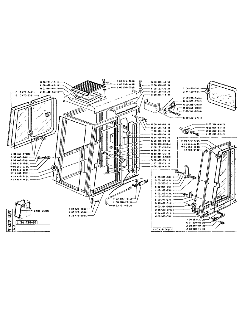 Схема запчастей Case 90CL - (001ZZ) - NO DESCRIPTION PROVIDED (05) - UPPERSTRUCTURE CHASSIS