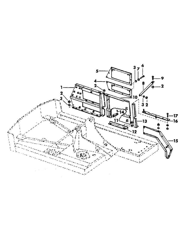 Схема запчастей Case 40YC - (058) - TURNTABLE SHROUDING AND ATTACHING PARTS, (LEFT SIDE) (05) - UPPERSTRUCTURE CHASSIS