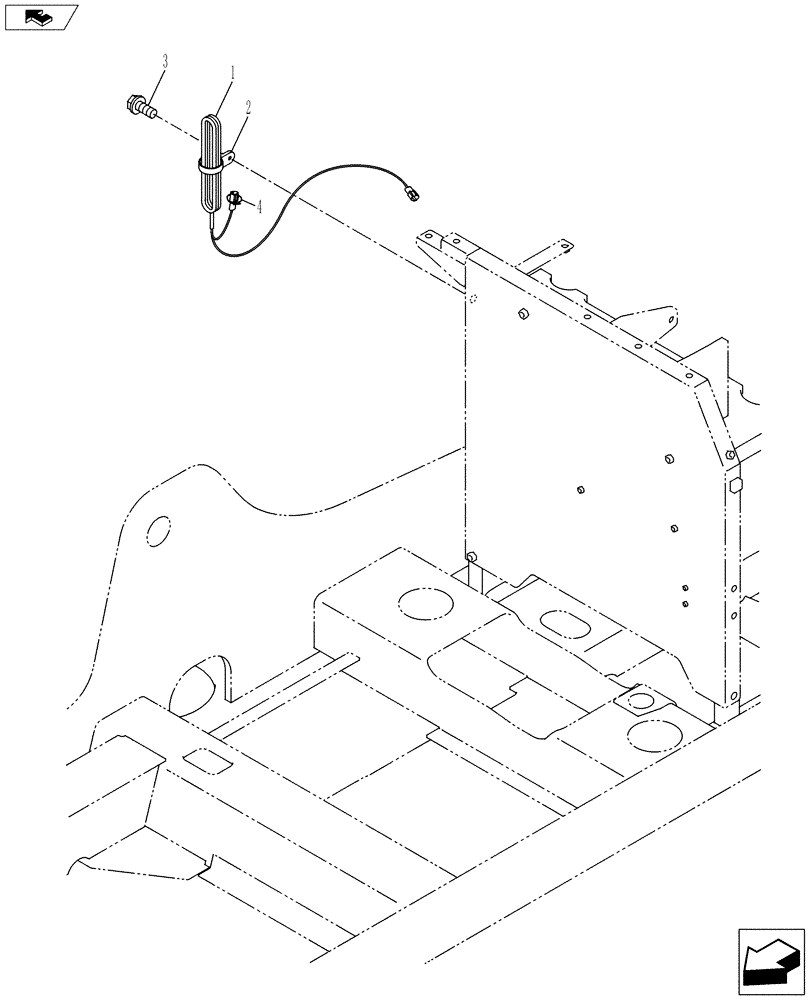 Схема запчастей Case CX160C - (55.100.01[03]) - HARNESS (55) - ELECTRICAL SYSTEMS