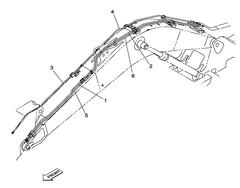 Схема запчастей Case CX130C - (35.736.AC[09]) - SECOND OPTION LINE (35) - HYDRAULIC SYSTEMS